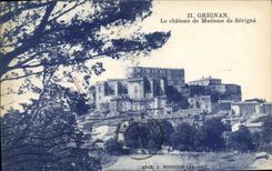 CPA Grignan le Chateau de Madame de Sevigne 