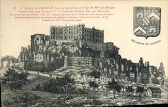 CPA Le Chateau de Grignan dans sa grandeur au temps de Mme de Ssevigne facade sud ous Francois Ier F