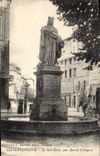 CPA Aix en Provence Statue du Roi Rene 