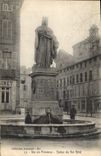 CPA Aix en Provence Statue du Roi Rene 