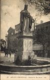CPA Aix en Provence Statue du Roi Rene 