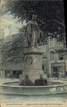 CPA Aix en Provence Statue du Roi Rene 