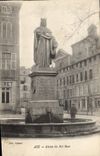 CPA Aix en Provence Statue du Roi Rene 