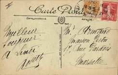 CPA Aix en Provence Statue du Roi Rene 