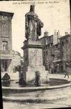 CPA Aix en Provence Statue du Roi Rene 