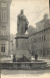 CPA Aix en Provence Statue du Roi Rene 