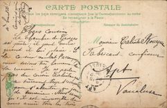 CPA Aix en Provence Sttaue de Mirabeau 