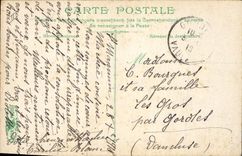 CPA Aix en Provence Statue de Mirabeau dans le cour de la Mairie