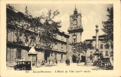 CPA Aix en Provence l'Hotel de Ville 