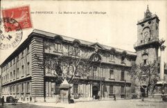 CPA Aix en Provence La Mirie et la Tour de l'Horloge 