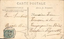 CPA Aix en Provence Statue de Mirabeau dans la Cour de la Mairie 