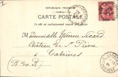 CPA Aix en Provence Statue de Mirabeau 