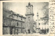 CPA Aix en Provence L'Hotel de Vile & Beffroi 