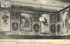 CPA Aix en Provence L'Hotel de Ville Salle des Etats Generaux 