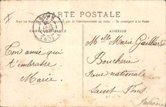 CPA Aix en Provence Statue de Mirabeau dans la cour de la Mairie 