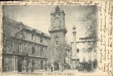 CPA Aix en Provence L'Hotel de Ville & Beffroi 