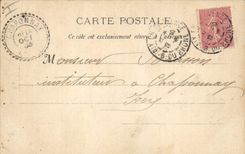 CPA Aix Statue de Mirabeau 