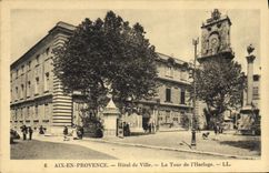 CPA Aix en Provence Hotel de Ville La Tour de l'Horloge 