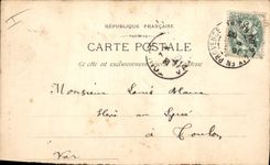 CPA Aix en Provence Statue Mirabeau 