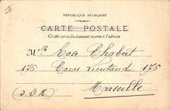 CPA Aix en Provence Statue de Mirabeau dans la Cour de la Mairie 