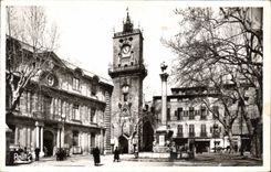 CPA Aix en Provence L'Hotel de Ville et le Beffroi 