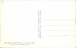 CPA Aix en Provence L'Hotel de Ville et le Beffroi 