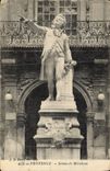 CPA Aix en Provence Statue de Mirabeau 