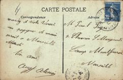 CPA Aix en Provence Statue de Mirabeau 