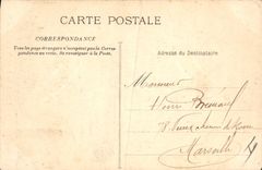 CPA Aix en Provence Statue de Mirabeau dans la Cour de la Mairie 