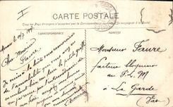 CPA Aix en Provence Hotel de Ville Statue de Mirabeau 