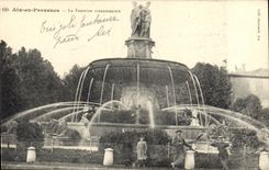 CPA Aix en Provence La Fontaine monumentale 