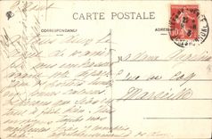 CPA Aix en Provence Fontaine de la Rotonde 