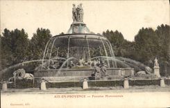 CPA Aix en Provence Fontaine Monumentale 