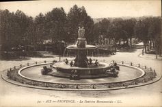 CPA Aix en Provence La Fontaine Monumentale 