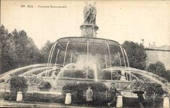 CPA Aix Fontaine Monumentale 