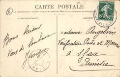 CPA Aix en Provence Fontaine de la Rotonde 