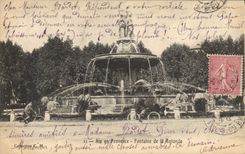 CPA Aix en Provence Fontaine de la Rotonde 