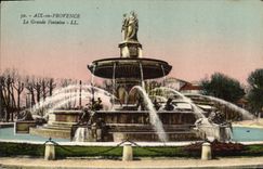 CPA Aix en Provence La Grande Fontaine 