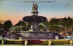 CPA Aix en Provence La Grande Fontaine 
