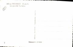 CPA Aix en Provence B du Rh La Grande Fontaine 