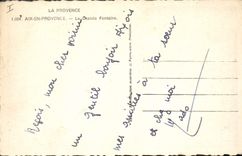 CPA Aix en Provence La Grande Fontaine 