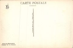 CPA Aix en Provence Fontaine de la Rotonde 