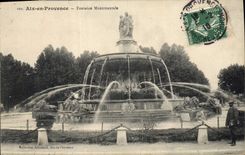 CPA Aix en Provence Fontaine Monumentale 