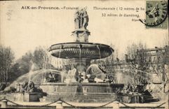 CPA Aix en Provence Fontaine Monumentale 