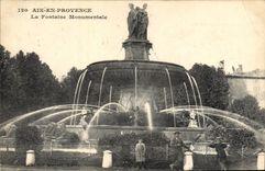 CPA Aix en Provence La Fontaine Monumentale 