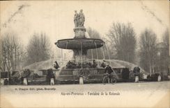 CPA Aix en Provence Fontaine de la Rotonde 