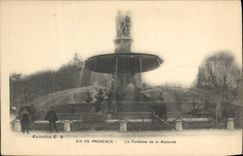 CPA Aix en Provence Fontaine de la Rotonde 