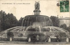 CPA Aix en Provence La Fontaine Monumentale 
