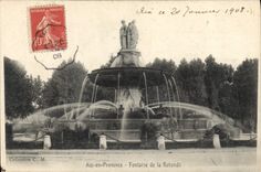 CPA Aix en Provence Fontaine de la Rotonde 