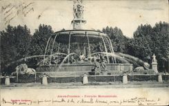 CPA Aix en Provence Fontaine Monumentale 